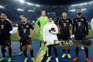 The sadness of Bayern players after the match